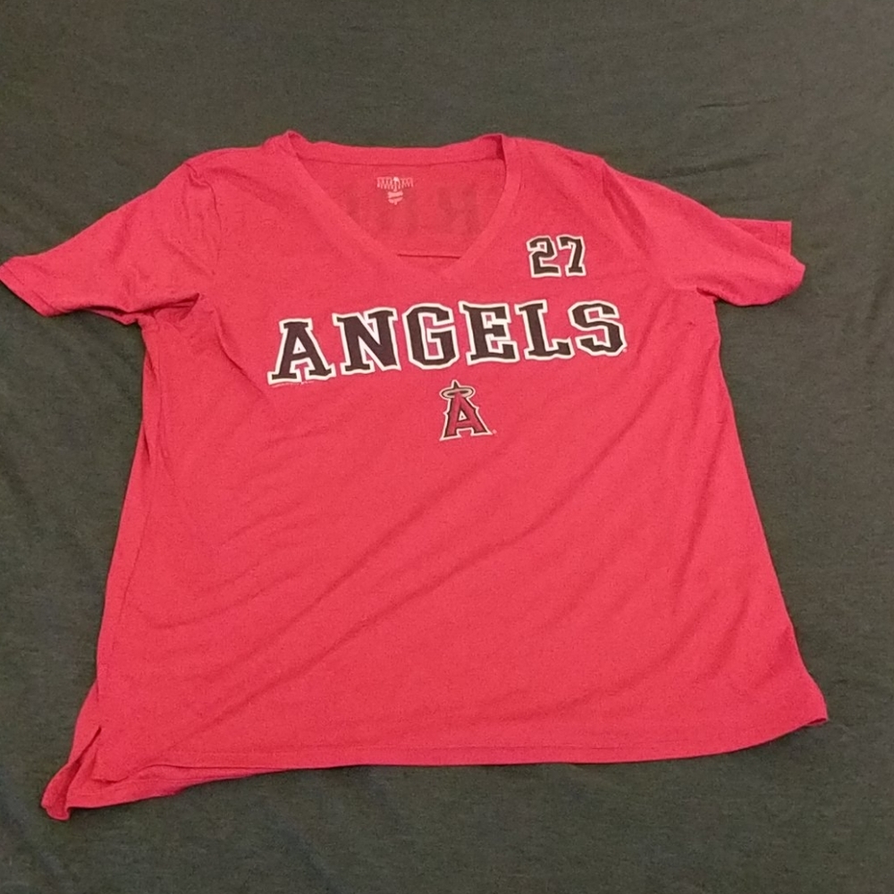 Angels vneck trout shirt